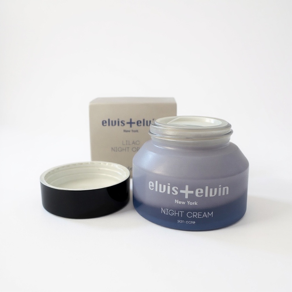 Elvis + Elvin New York Lilac Night Cream 1.7 oz 50 ml Skin Care New / Sealed - Picture 2 of 4